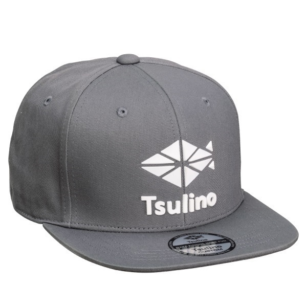 シリコンラバーフラットバイザーキャップ(クールグレイ)